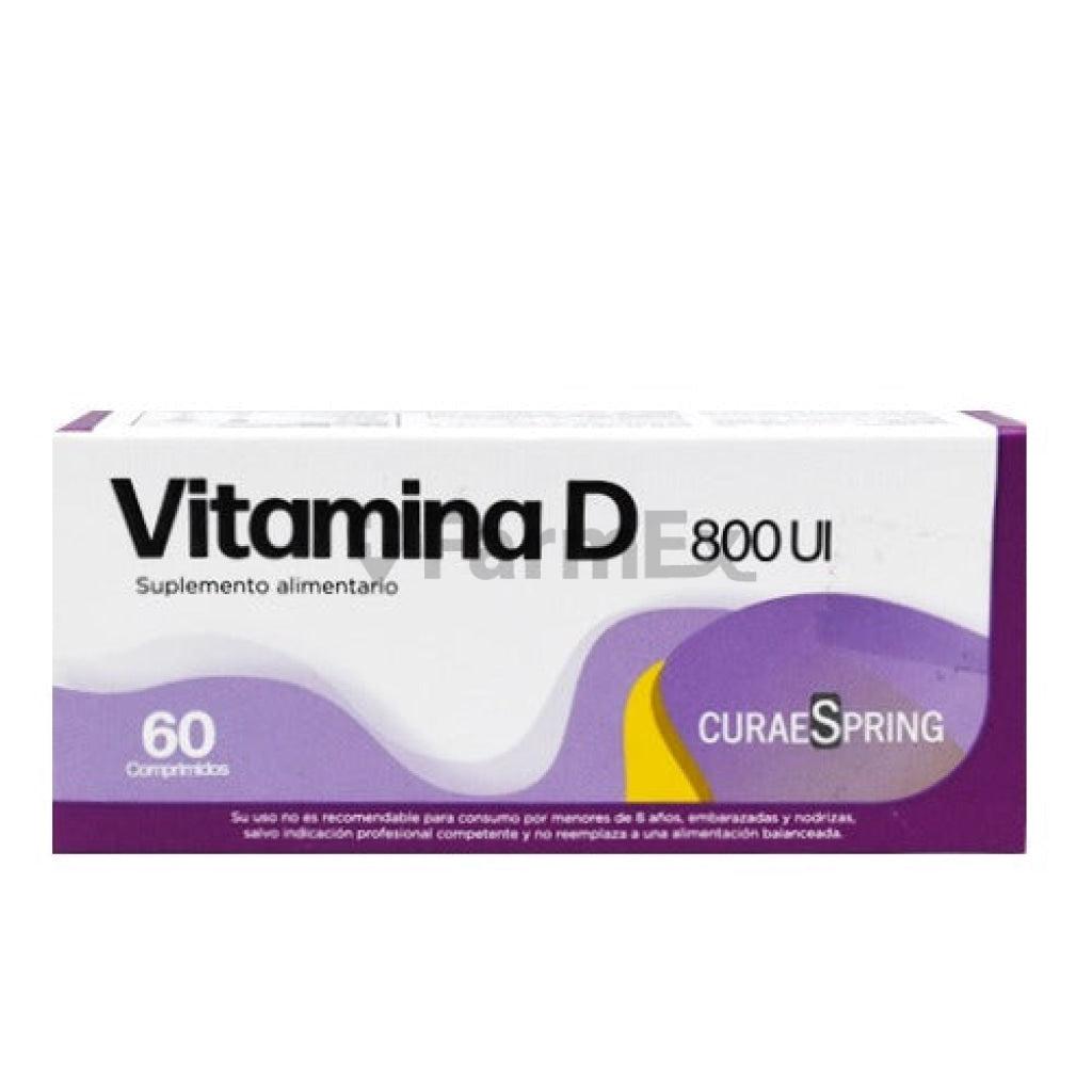 Vitamina D 800 UI x 60 comprimidos Curae Spring